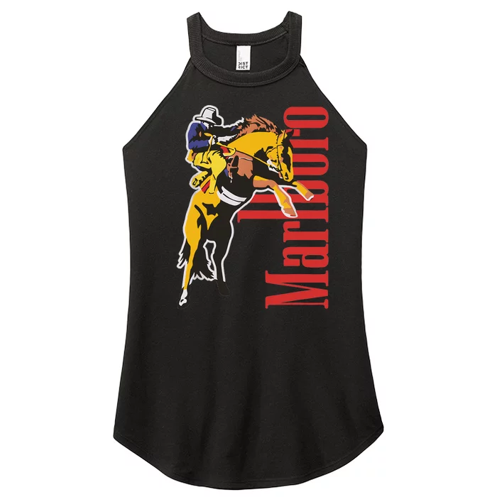 90s Vintage Cowboy Wild West Country Music Women’s Perfect Tri Rocker Tank