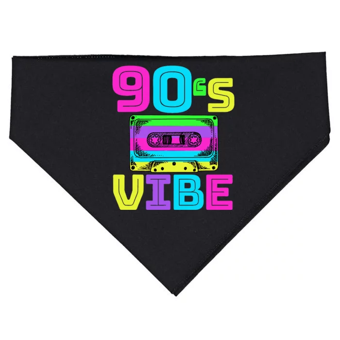 90s Vibe For 90s Music Lover USA-Made Doggie Bandana