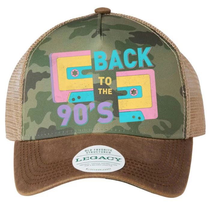 90S Vibes Retro Back To 90S Hip Hop Cassette Tape Gift Legacy Tie Dye Trucker Hat