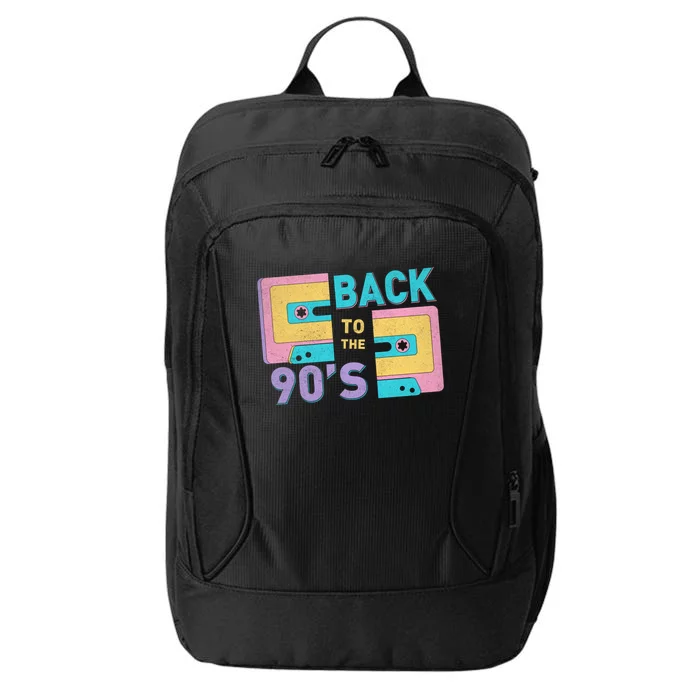 90S Vibes Retro Back To 90S Hip Hop Cassette Tape Gift City Backpack