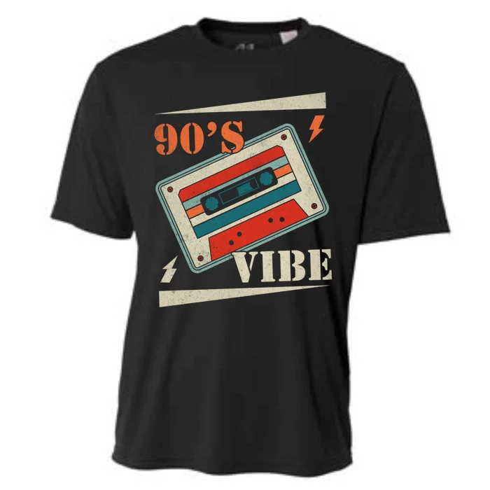 90S Vibes Retro Vintage 90S Hip Hop Cassette Tape Funny Gift Cooling Performance Crew T-Shirt