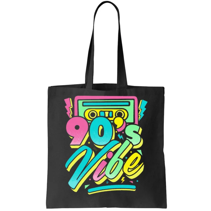 90s Vibe Vintage Retro Costume Party Nineties Tote Bag