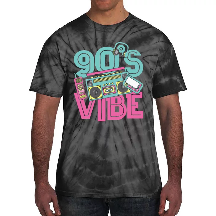 90s Vibe Vintage 1990s Music 90s Costume Party Nineties Tie-Dye T-Shirt