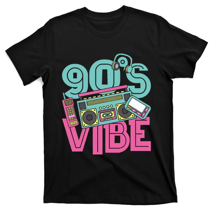 90s Vibe Vintage 1990s Music 90s Costume Party Nineties T-Shirt