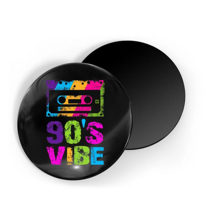 90s Vibe Vintage 1990s Music 90s Costume Party Magnet