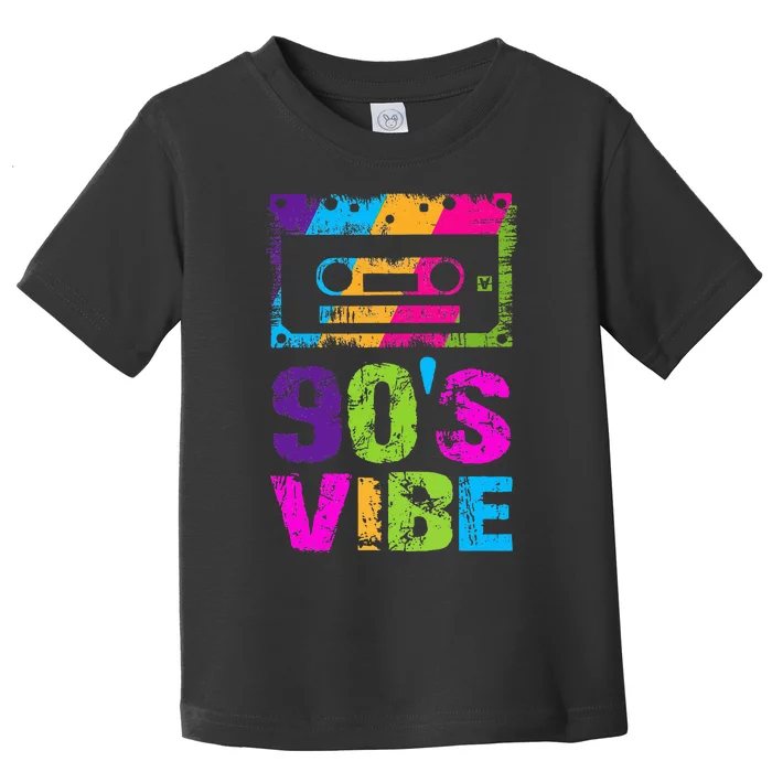 90s Vibe Vintage 1990s Music 90s Costume Party Toddler T-Shirt