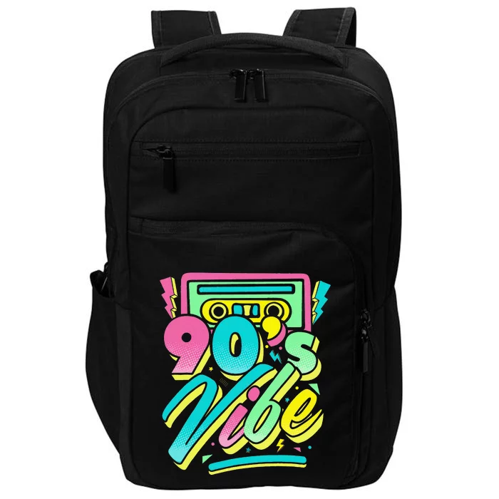 90s Vibe Vintage Retro Costume Party Nineties Impact Tech Backpack