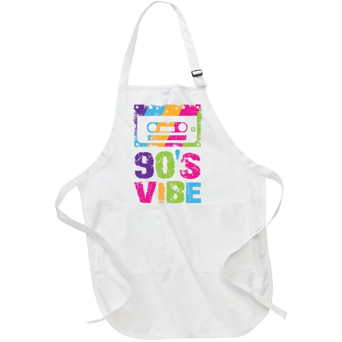 90s Vibe Vintage 1990s Music 90s Costume Party Nineties Full-Length Apron With Pocket