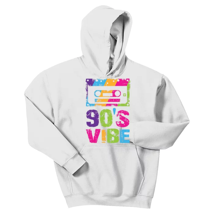 90s Vibe Vintage 1990s Music 90s Costume Party Nineties Kids Hoodie