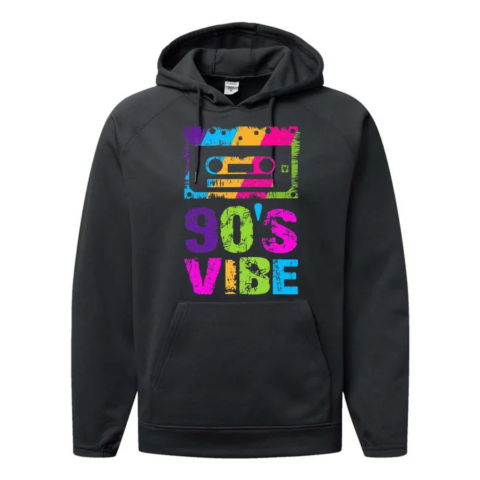 90s Vibe Vintage 1990s Music 90s Costume Party Nineties Performance Fleece Hoodie