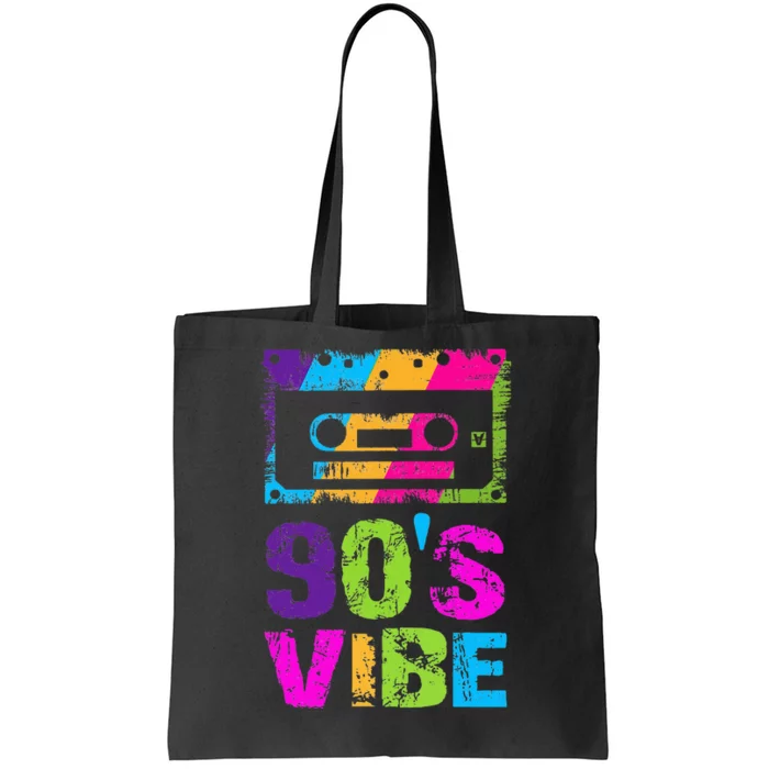 90s Vibe Vintage 1990s Music 90s Costume Party Nineties Tote Bag