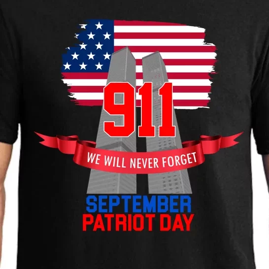 9/11 We Will Never Forget September 11th Patriot Day Pajama Set