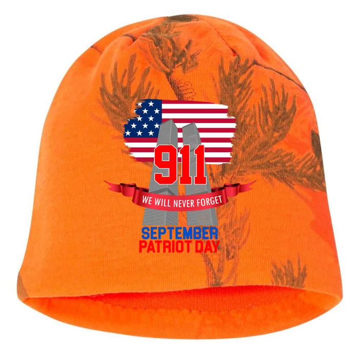 9/11 We Will Never Forget September 11th Patriot Day Kati - Camo Knit Beanie