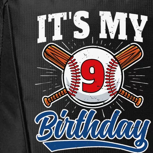 9 Years Old Baseball Player 9th Birthday Party City Backpack