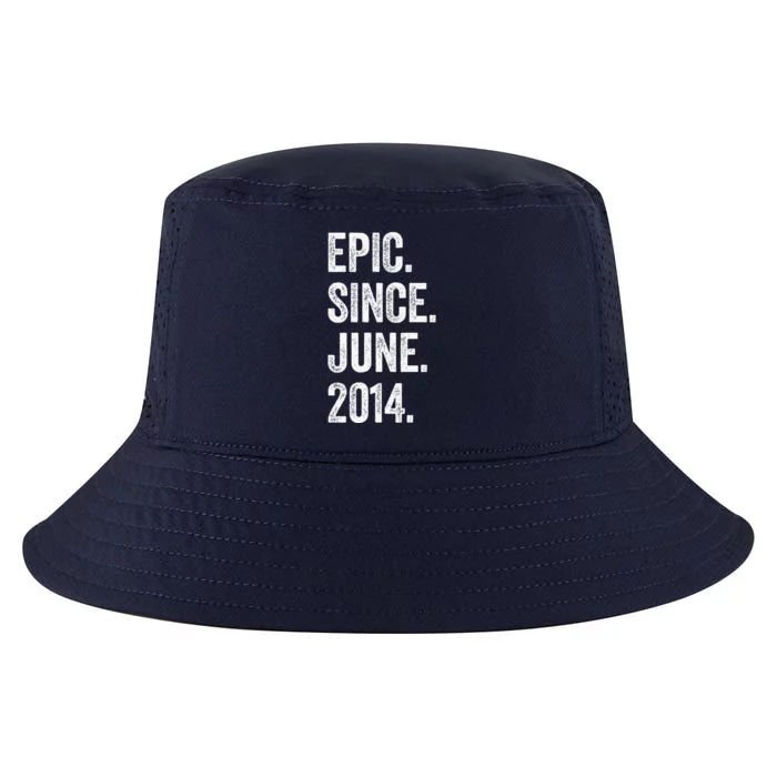 9 Years Old Epic Since June 2014 9th Birthday Cool Comfort Performance Bucket Hat