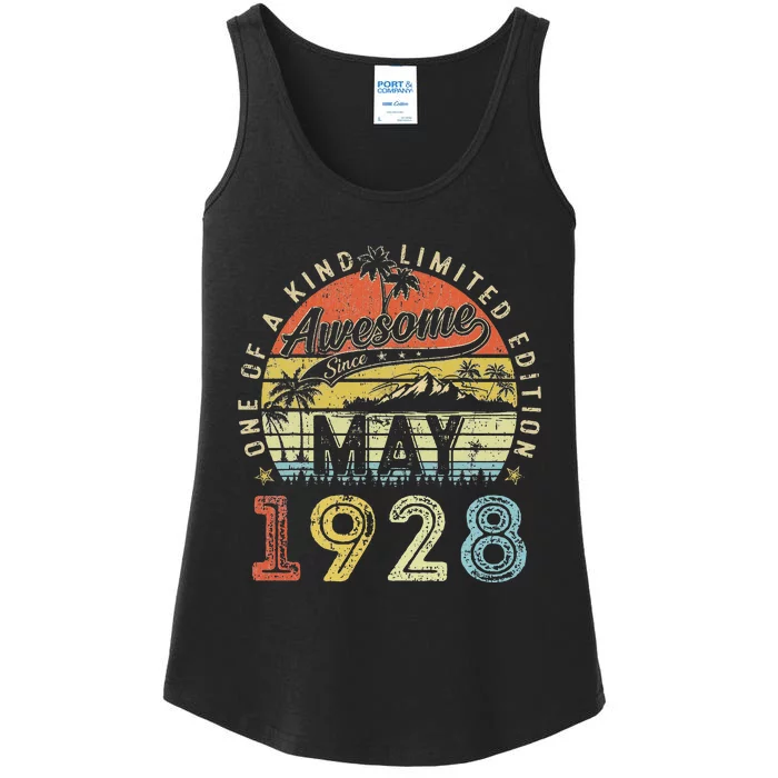 95 Year Old Awesome Since May 1928 95th Birthday Ladies Essential Tank