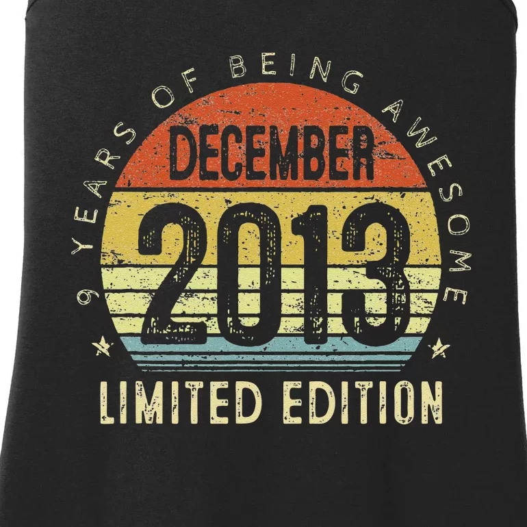 9 Year Old December 2013 Limited Edition 9th Birthday Gift Ladies Essential Tank