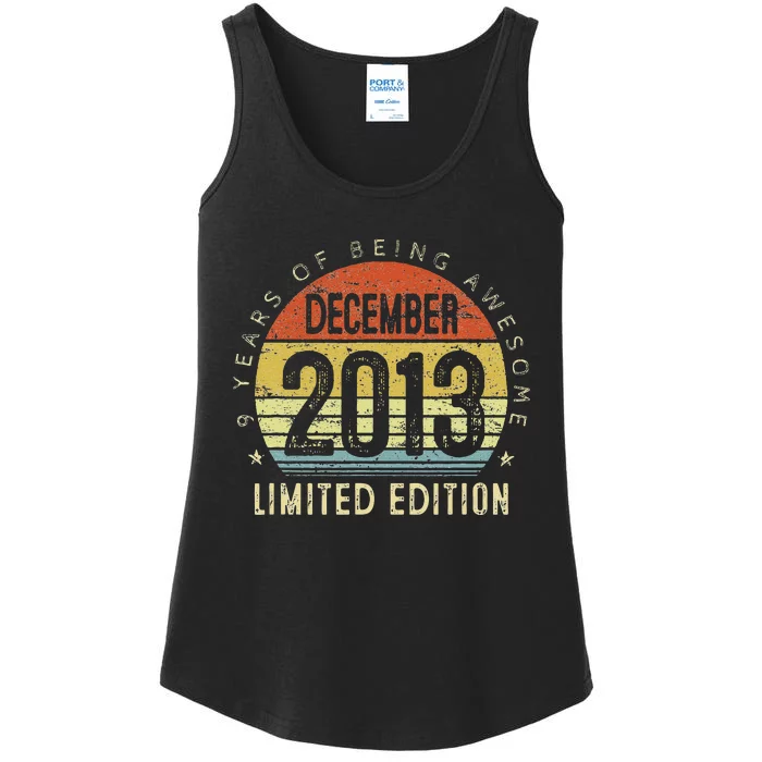 9 Year Old December 2013 Limited Edition 9th Birthday Gift Ladies Essential Tank