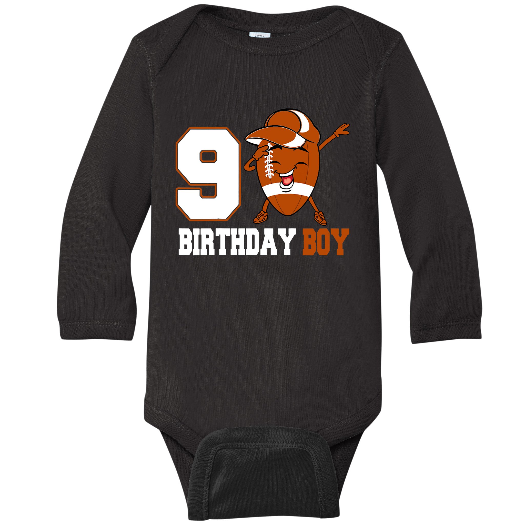 9 Year Old Gifts Dabbing Football 9th Birthday Boy Teens Baby Long