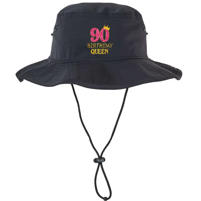 90 Years Old Birthday Queen  Shirt 90th Birthday Pink Legacy Cool Fit Booney Bucket Hat