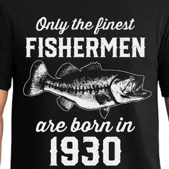 93 Year Old Fisherman Fishing 1930 93rd Birthday Pajama Set