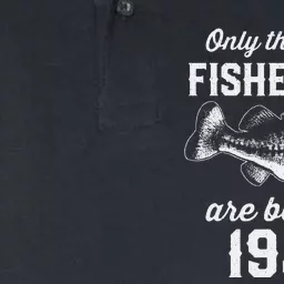 93 Year Old Fisherman Fishing 1930 93rd Birthday Softstyle Adult Sport Polo