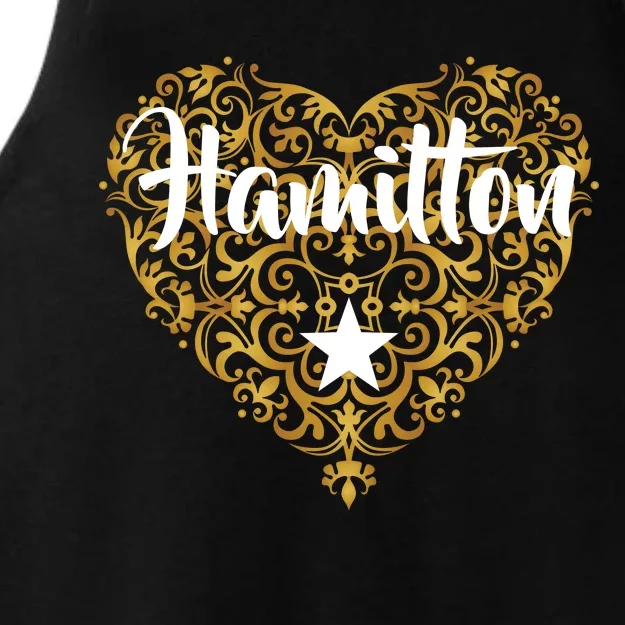 A. Hamilton Golden Heart Ladies Tri-Blend Wicking Tank