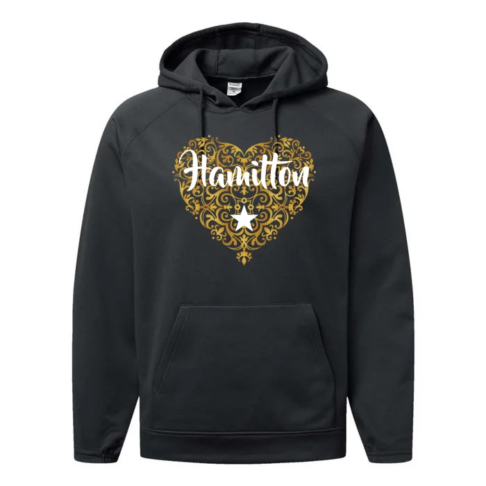 A. Hamilton Golden Heart Performance Fleece Hoodie