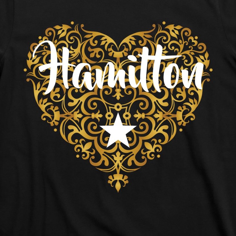 A. Hamilton Golden Heart T-Shirt