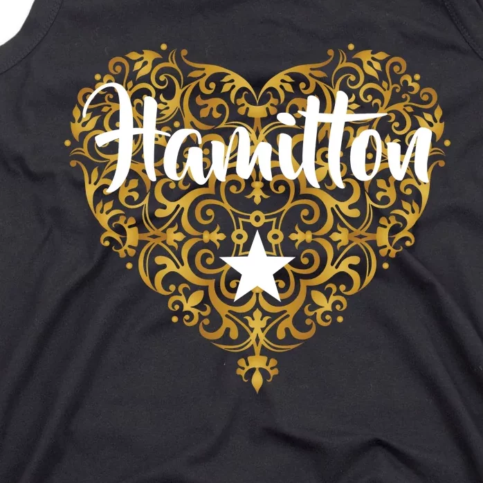 A. Hamilton Golden Heart Tank Top