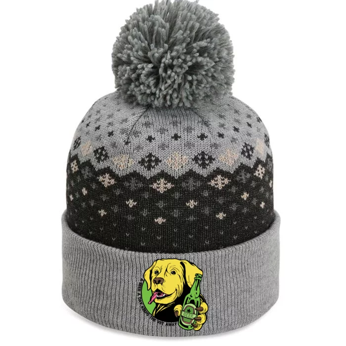 A Beer A Day Keeps The Vet Away Dog The Baniff Cuffed Pom Beanie