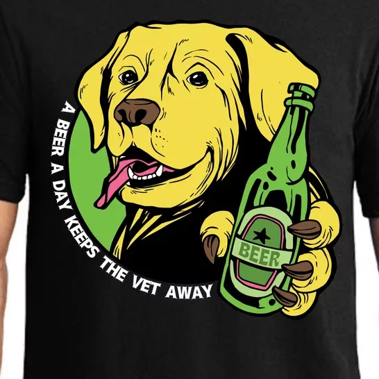 A Beer A Day Keeps The Vet Away Dog Pajama Set