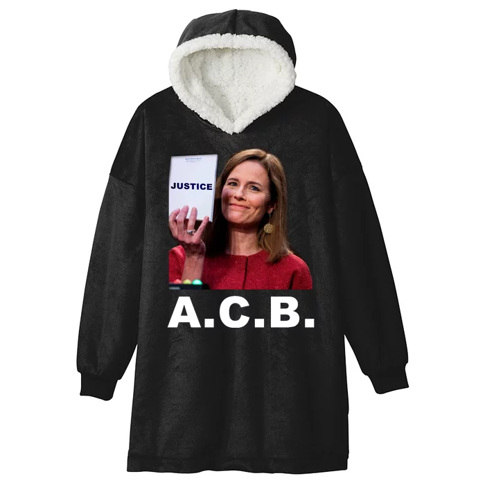 A.C.B. Justice Notepad Amy Barrett Hooded Wearable Blanket