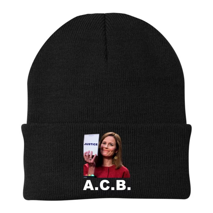 A.C.B. Justice Notepad Amy Barrett Knit Cap Winter Beanie