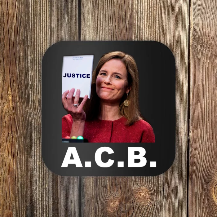 A.C.B. Justice Notepad Amy Barrett Coaster