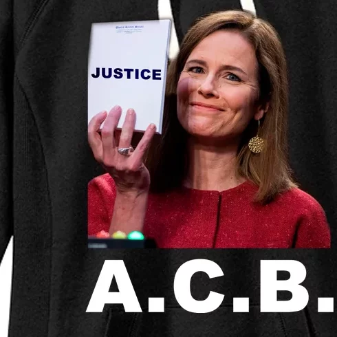 A.C.B. Justice Notepad Amy Barrett Women's Fleece Hoodie