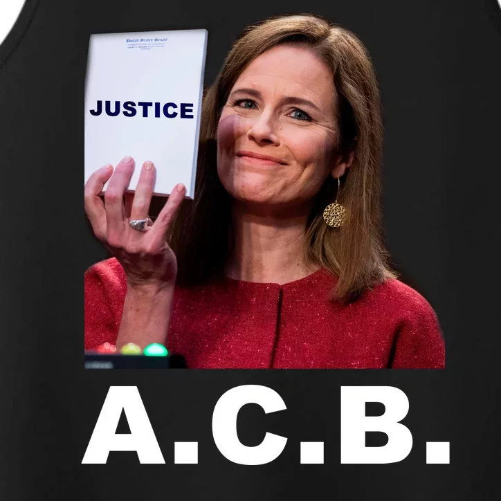 A.C.B. Justice Notepad Amy Barrett Performance Tank