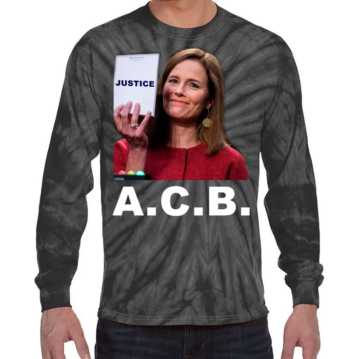 A.C.B. Justice Notepad Amy Barrett Tie-Dye Long Sleeve Shirt