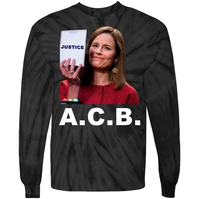 A.C.B. Justice Notepad Amy Barrett Tie-Dye Long Sleeve Shirt