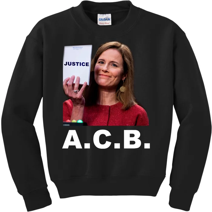 A.C.B. Justice Notepad Amy Barrett Kids Sweatshirt