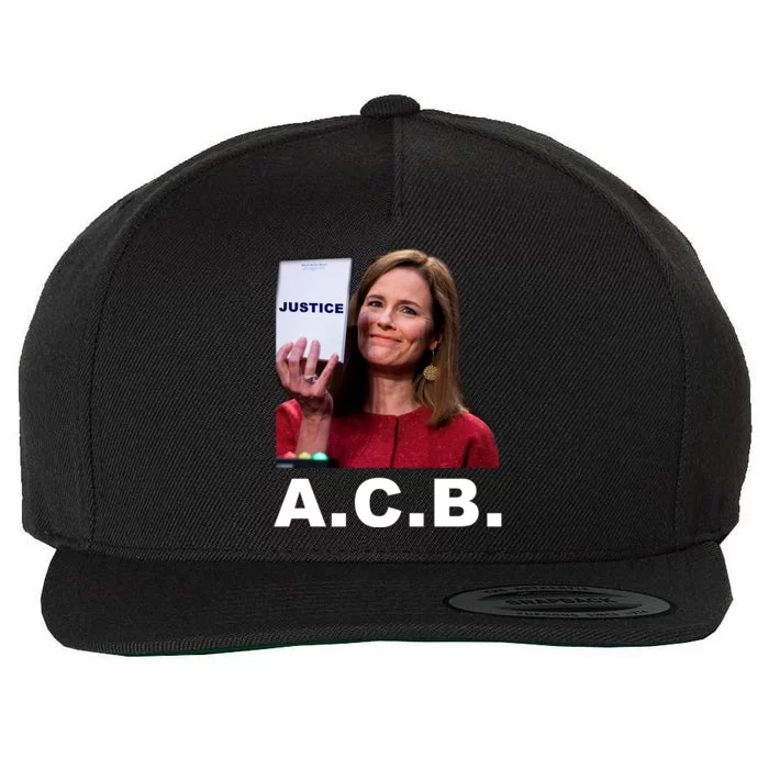 A.C.B. Justice Notepad Amy Barrett Wool Snapback Cap