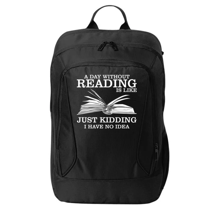 A Day Without Reading City Backpack