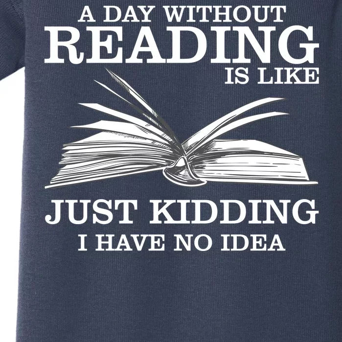 A Day Without Reading Baby Bodysuit