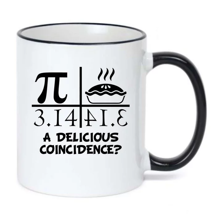 A Delicious Coincidence? Pi Day 3.14 Math Geek Black Color Changing Mug