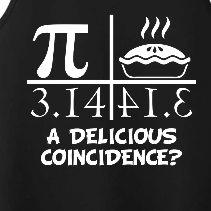 A Delicious Coincidence? Pi Day 3.14 Math Geek Performance Tank