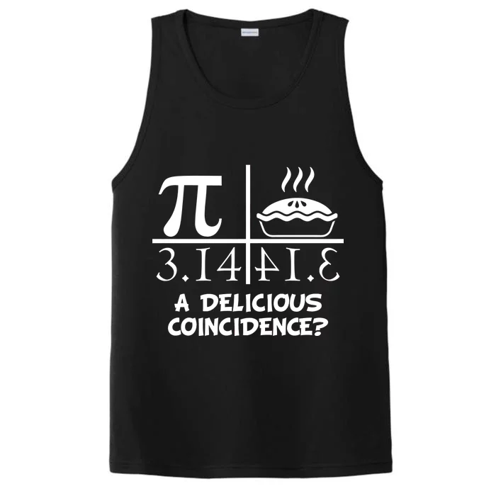 A Delicious Coincidence? Pi Day 3.14 Math Geek Performance Tank