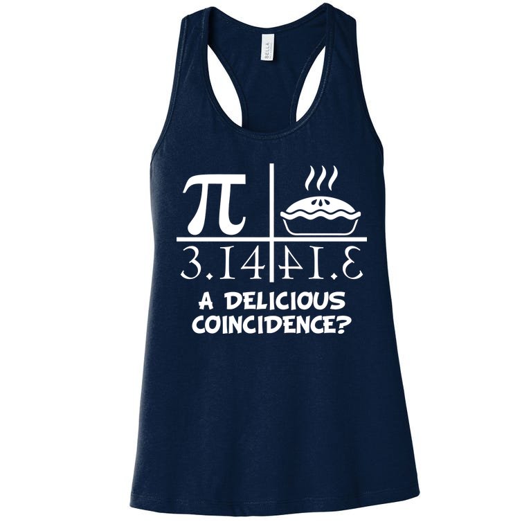 A Delicious Coincidence? Pi Day 3.14 Math Geek Women's Racerback Tank