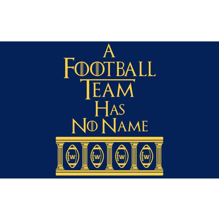 A Football Team Has No Name Washington Football Team Bumper Sticker