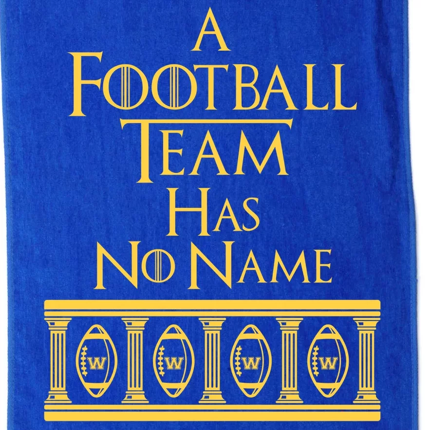 A Football Team Has No Name Washington Football Team Platinum Collection Golf Towel