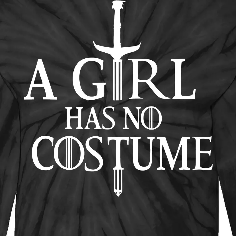 A Girl Has No Costume Tie-Dye Long Sleeve Shirt